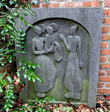 Grafsteen voor jong meisje